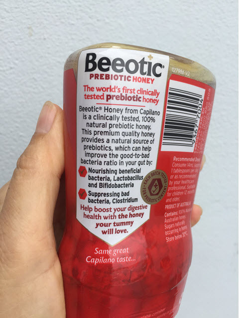 BeeoticHoney Label Rear R