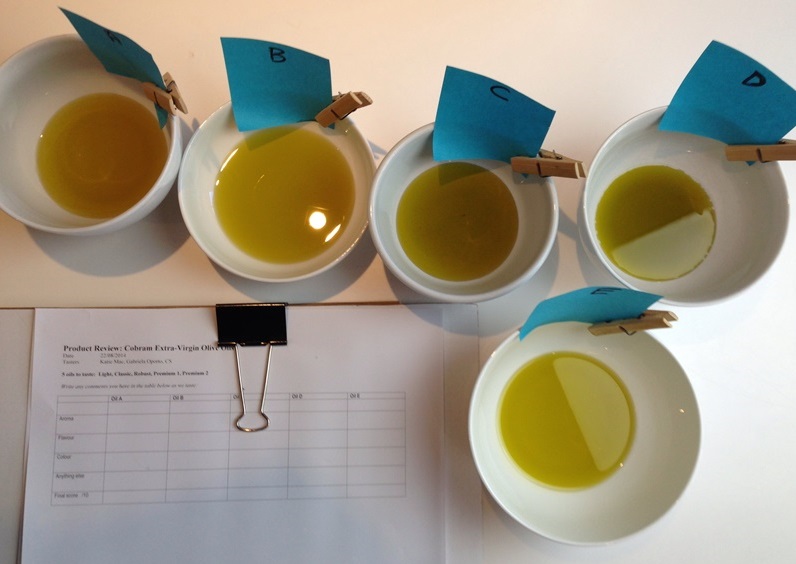 Cobram Olive OIl tasting 1