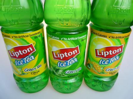 Lipton Ice Tea three flavours compared