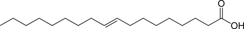 Elaidic acid 2D