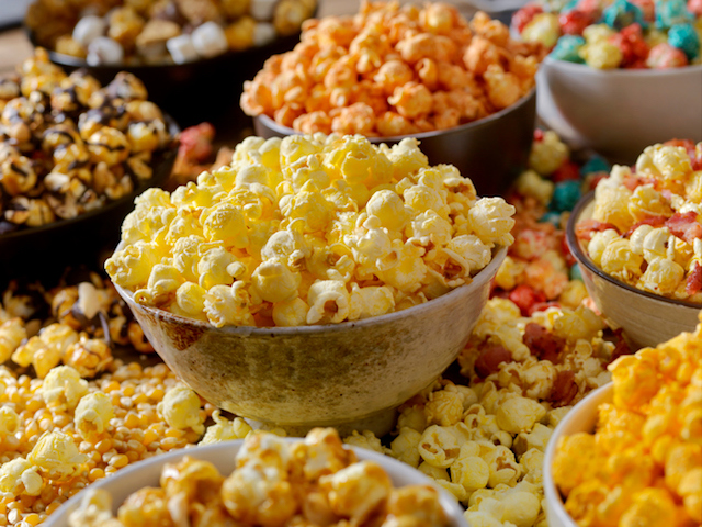 Varieties of popped corn