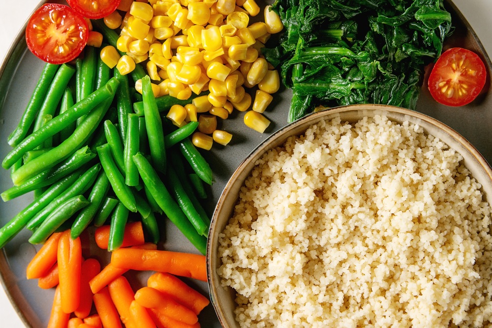 Couscous About to BeMade Salad