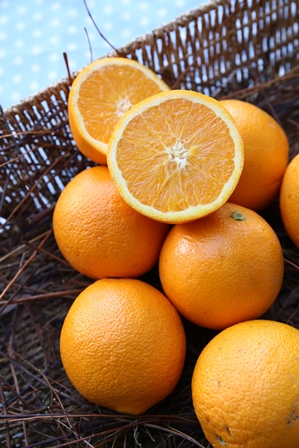 Oranges basket Portrait